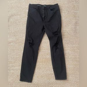 Wild Fable Black Distressed High Rise Skinny Jeans